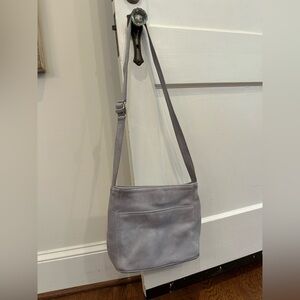 Vintage Coach Sonoma Pocket Zip Nubuc D7B-4949 in Light Purple